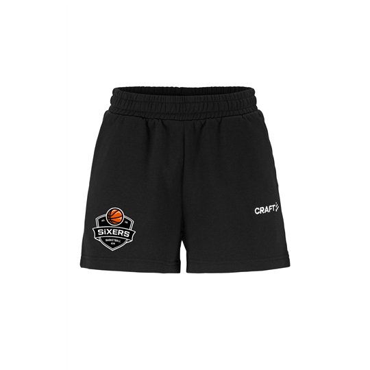 BSW SIXERS Freizeithose kurz Damen schwarz