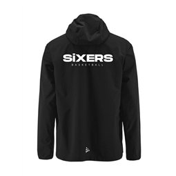 BSW SIXERS Regenjacke Herren schwarz