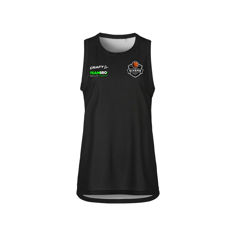 BSW SIXERS Reversible Singlet Damen schwarz/weiss