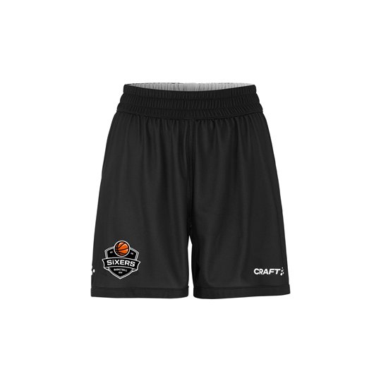 BSW SIXERS Reversible Short Damen schwarz/weiss