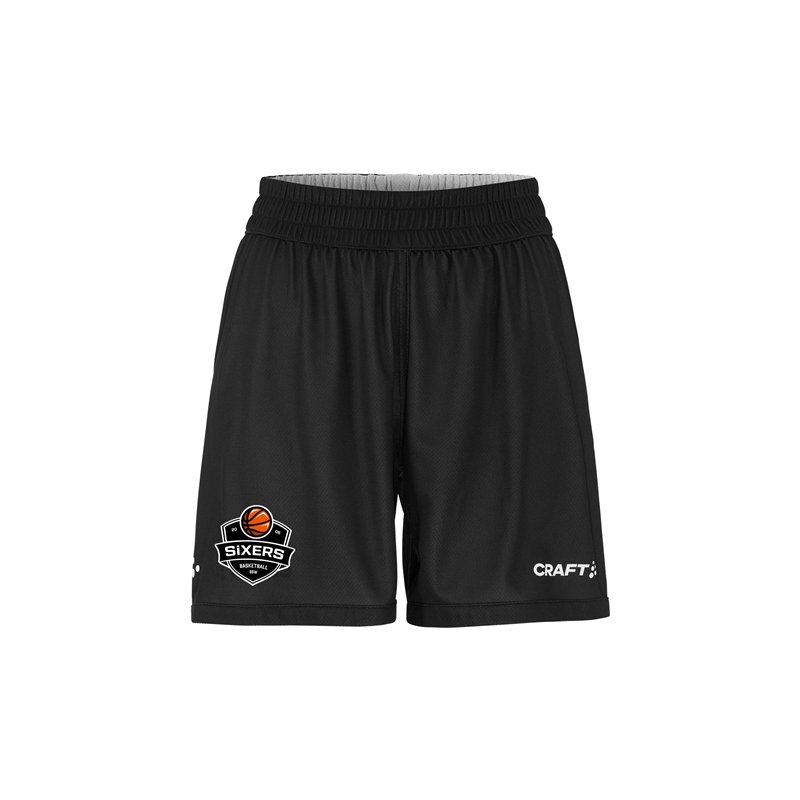 BSW SIXERS Reversible Short Damen schwarz/weiss