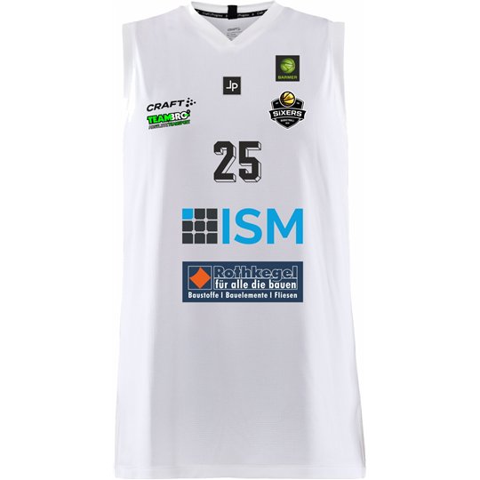 BSW SIXERS ORIGINAL Singlet Kinder weiss