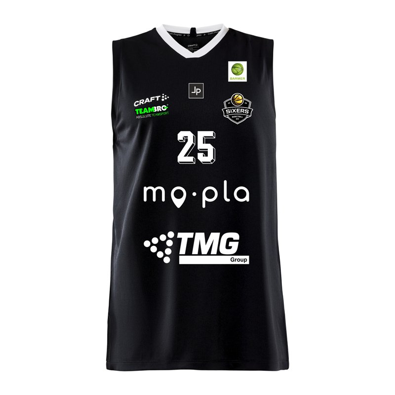 BSW SIXERS ORIGINAL Singlet Unisex schwarz/weiss